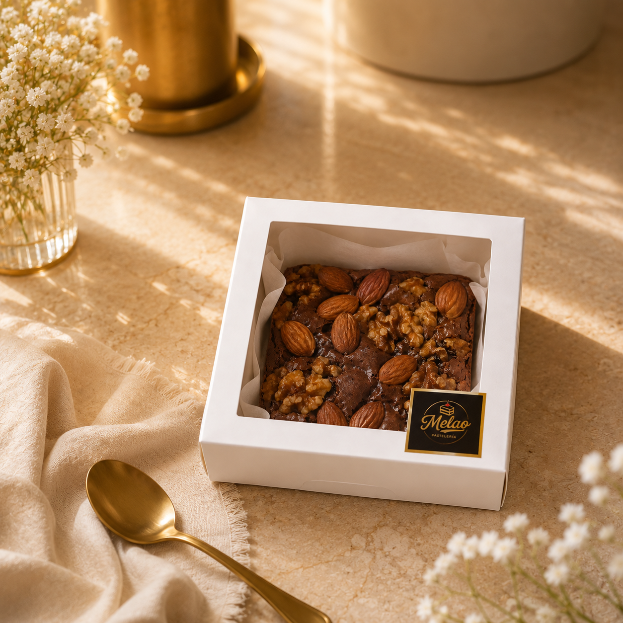 Brownie Premium con Almendras